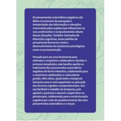 Baralho dos pensamentos automáticos negativos: promovendo a reestruturação cognitiva
