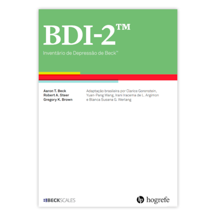 BDI-II - Inventário de depressão de Beck - Conjunto de bloco de resposta