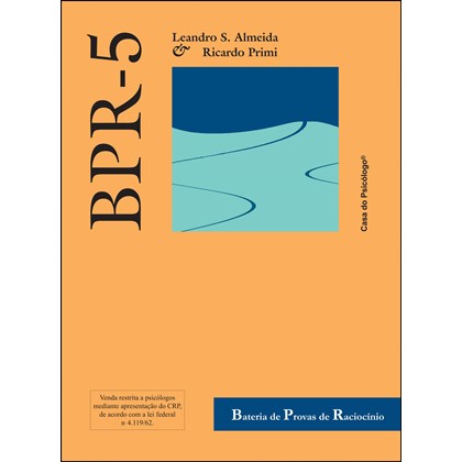 BPR-5 - Bateria de provas de raciocínio - Caderno (RE) forma A