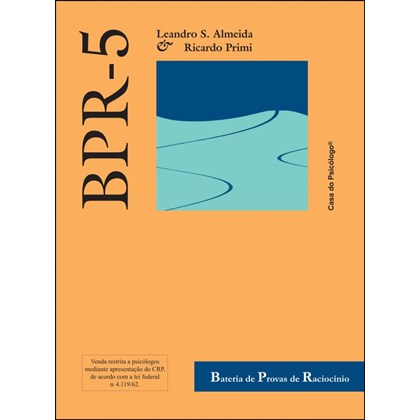 BPR-5 - Bateria de provas de raciocínio - Caderno (RN) forma B