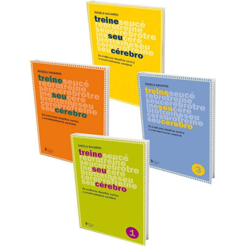 Coleção Treine Seu Cérebro - 4 volumes | Valor do Conhecimento