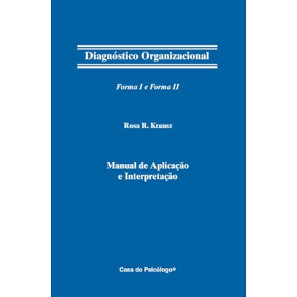 DO - Diagnóstico organizacional - Tabela de registro resposta forma I