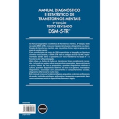 DSM-5-TR - Manual Diagnóstico e Estatístico de Transtornos Mentais