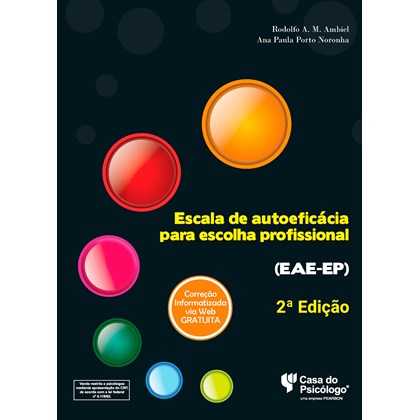 EAE-EP - Escala de Autoeficácia para Escolha Profissional 2º Edição - Kit Completo