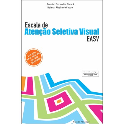 EASV - Escala de Atenção Seletiva Visual - Bloco de Folhas de Resposta