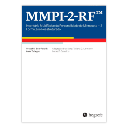 MMPI-2-RF - Bloco de folhas de resposta 10 unidades