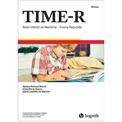 TIME-R - Teste Infantil de Memória (Escala Reduzida) - manual
