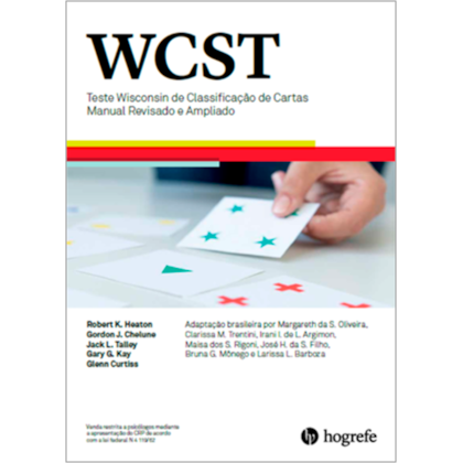 WCST - Teste Wisconsin de Classificação de Cartas - Bloco de resposta
                                    