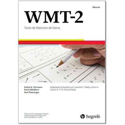 WMT-2 - Bloco com 25 folhas de resposta