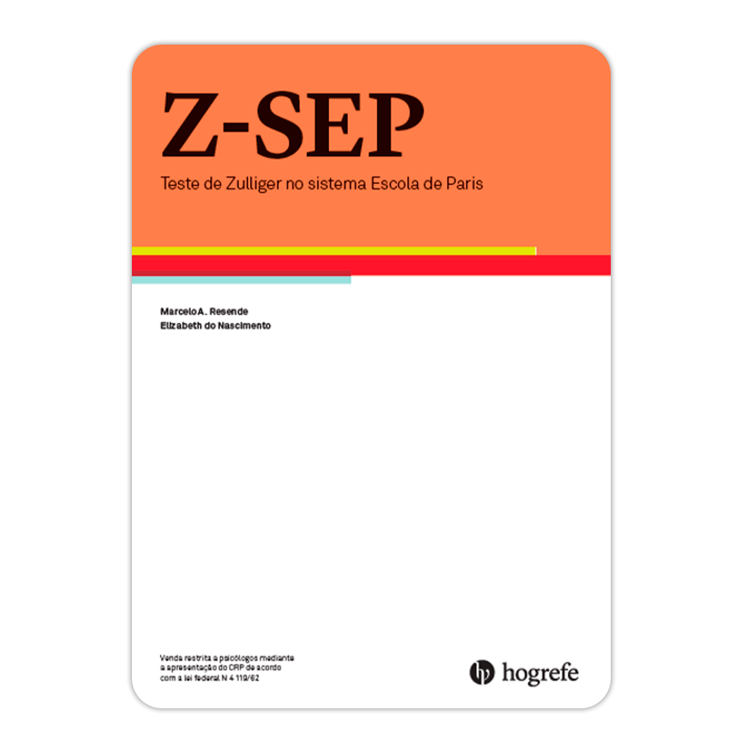Z-SEP (KIT COM PRANCHAS) - Teste de Zulliger no sistema Escola de